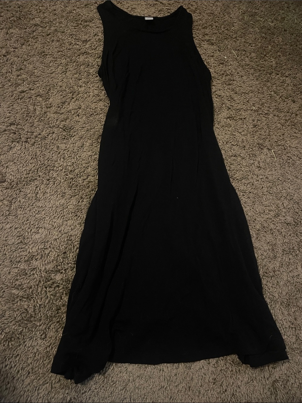 Old Navy Black Sleeveless Maxi Dress